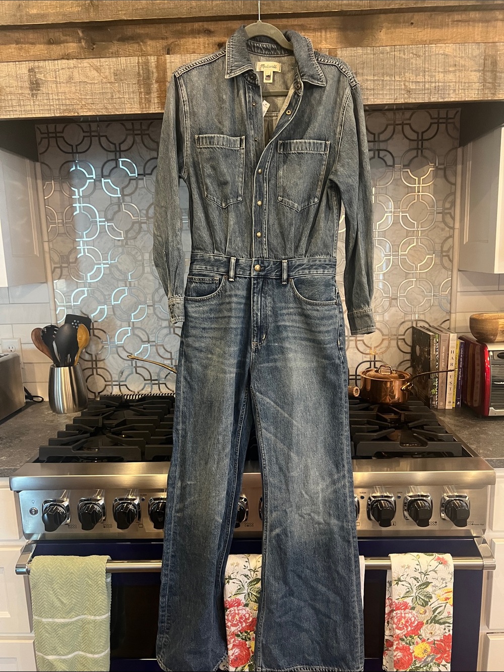 Madewell denim jumpsuit size 2 NWT